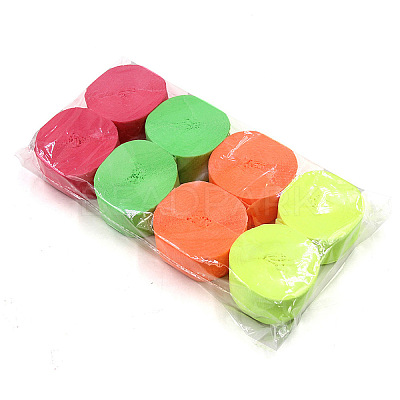 Fluorescence Crepe Paper Streamers LUMI-PW0004-077-1