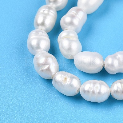 Natural Cultured Freshwater Pearl Beads Strands PEAR-N012-04S-1