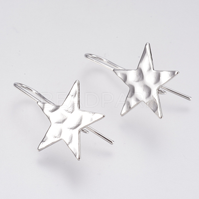 Brass Stud Earring Findings KK-T027-63P-1