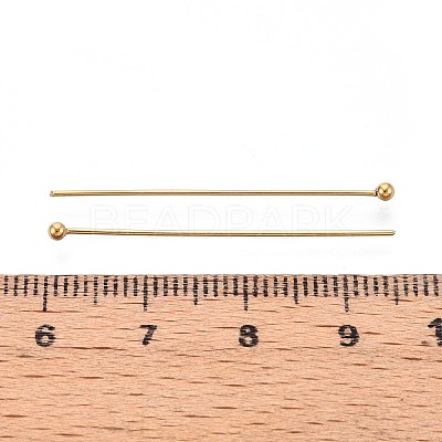 304 Stainless Steel Head Pins STAS-T065-35mm-20G-1