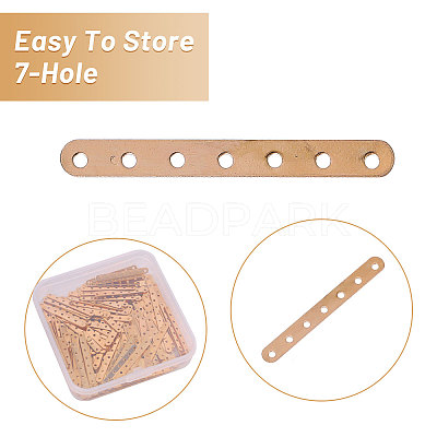 200Pcs Iron Spacer Bar FIND-CA0009-73LG-1