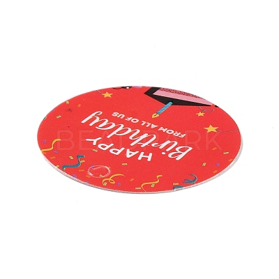 Happy Birthay Kraft Paper Gift Tags DIY-D056-01D-1