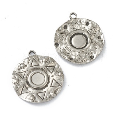 Non-Tarnish 304 Stainless Steel Pendants STAS-G244-24P-1