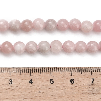 Natural Pink Opal Beads Strands G-Z110-C03-6mm-1