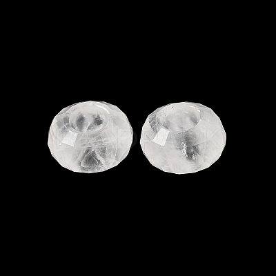 Natural Quartz Crystal European Beads GG-NH0003-A11-1