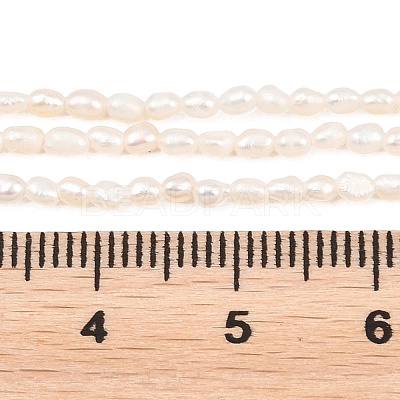 Natural Cultured Freshwater Pearl Beads Strands PEAR-D003-01D-02-1