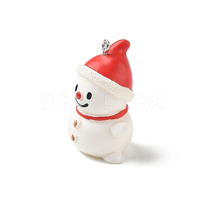 Christmas Theme Opaque Resin Pendants LS-RESI-I336-01P-08-1