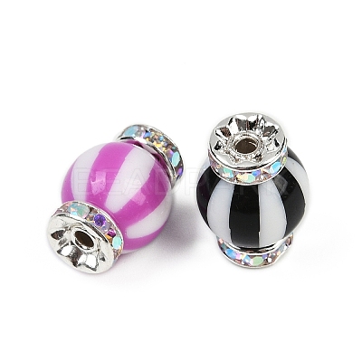 Resin Rhinestone Beads RESI-B030-01A-02-1