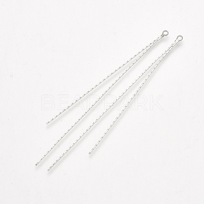 Brass Chain Tassel Big Pendants X-KK-T035-130P-1