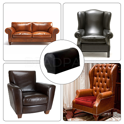 1 Pair Imitation Leather Sofa Armrest Covers AJEW-CL0002-21C-1