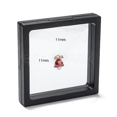 Square Transparent PE Thin Film Suspension Jewelry Display Box CON-D009-01C-03-1