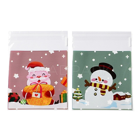 Christmas Theme Plastic Bakeware Bag ABAG-F006-02A-1