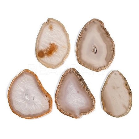 Dyed & Heated Natural Agate Slice Big Pendants GG-CBAAF67-02E-1