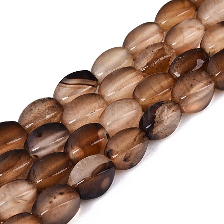 Natural Agate Beads Strands G-Q604-02A-03-1