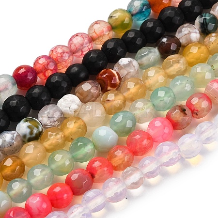 Mixed Gemstone Beads Strands G-L605-A01-01-1