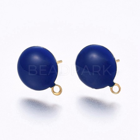 Ion Plating(IP) 304 Stainless Steel Stud Earring Findings STAS-P203-A03-02-1