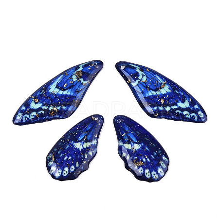 Epoxy Resin Pendants RESI-N045-02C-1