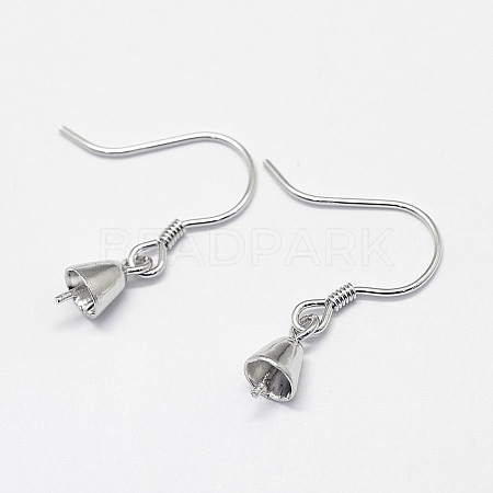 Anti-Tarnish Rhodium Plated 925 Sterling Silver Earring Hooks STER-N0001-010-1