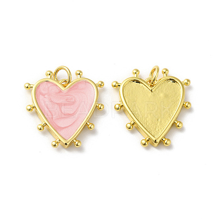 Rack Plating Brass Enamel Pendants X-KK-D074-03G-01-1