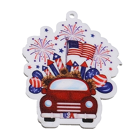 Independence Day Acrylic Pendants OACR-O007-05C-1