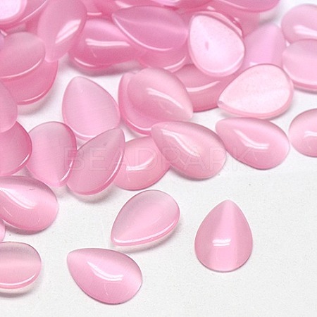 Cat Eye Cabochons X-CE-J001-5x7mm-12-1