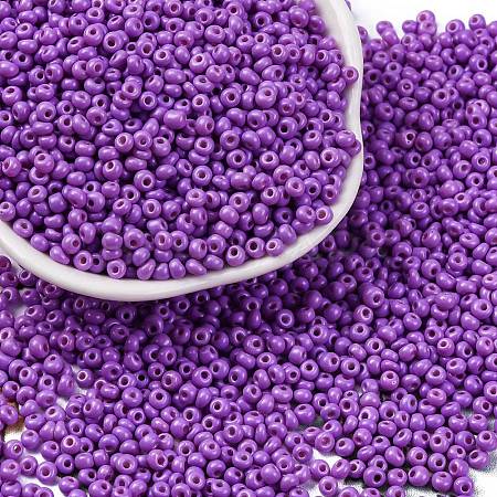 8/0 Baking Paint Glass Seed Beads X1-SEED-M012-02A-40-1