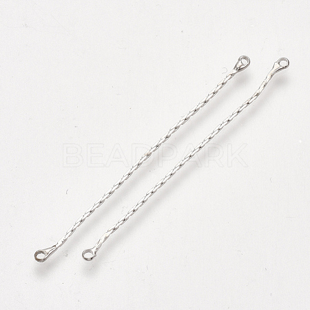 Brass Coreana Chain Links connectors KK-S348-333P-1
