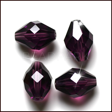 Imitation Austrian Crystal Beads SWAR-F054-11x8mm-11-1