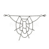 Gothic Style Alloy Spider Web Pants Chains for Women Men FS-WGF5DC8-01-3