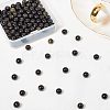 Natural Golden Sheen Obsidian Beads Strands G-OC0001-06-7