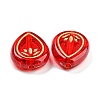 Plating Transparent Acrylic Beads OACR-A024-06B-2