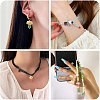 7Pcs 7 Colors Handmade Lampwork Bumpy Beads LAMP-YW0001-94-5