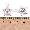 Y2K Style Alloy & Glass Pendants GL-CBA1FD3-01S-02-3