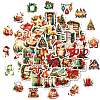 50Pcs Christmas Eve Theme Cartoon Paper Stickers DIY-P085-11-3