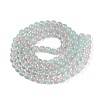 Transparent Glass Imitation Cat Eye Beads Strands GLAA-Q110-01B-11-2