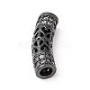Brass Micro Pave Cubic Zirconia Beads ZIRC-F001-66-3