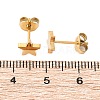 Ion Plating(IP) 304 Stainless Steel Ear Studs EJEW-P045-05G-3