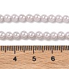 Electroplated Shell Pearl Beads Strands BSHE-G041-4mm-06-2