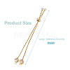Rack Plating Adjustable Brass Slider Bracelets YS-TAC0001-13G-3