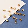 Brass Crimp Beads Covers KK-F824-036A-G-3