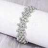 Brass Bracelets for Women BJEW-M104-02P-3