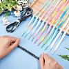 Fingerinspire 7Pairs 7 Colors Luminous Polyester Shoelaces DIY-FG0003-19-3