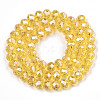 Electroplate Glass Beads Strands EGLA-A034-T2mm-A04-2