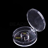 Round Plastic Single Bracelet Display Case PW-WG85095-05-1