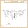 1Pc Polyester & Rhinestone Sexy Shoulder Bra Body Chain AJEW-WR0002-65-2