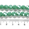 Electroplate Opaque Glass Beads Strands EGLA-A035-P8mm-A13-4
