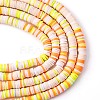 Handmade Polymer Clay Beads Strands CLAY-R089-6mm-T02B-52-5