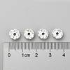 Iron Rhinestone Spacer Beads X-RB-A008-8MM-S-5