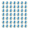 100Pcs Crackle Transparent Glass Beads GLAA-TADJ0001-12E-2