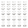 50Pcs 5 Style 316 Surgical Stainless Steel Brooch Base Settings STAS-UN0053-58-6
